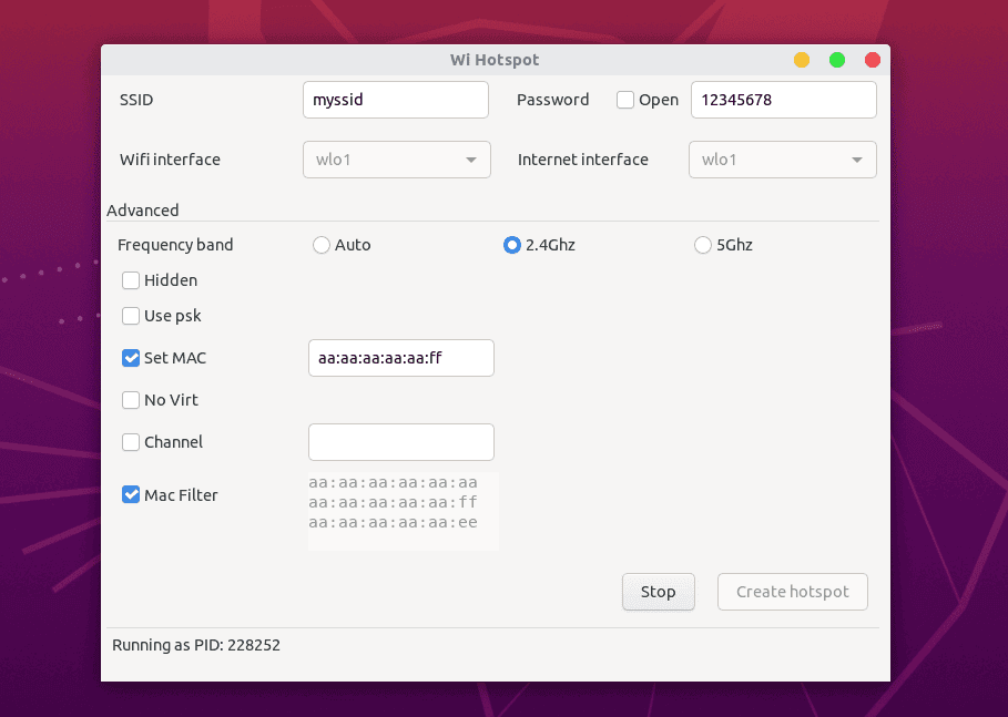 Linux Wifi Hotspot: Creador r WiFi Hotspot para Linux GUI » EsGeeks