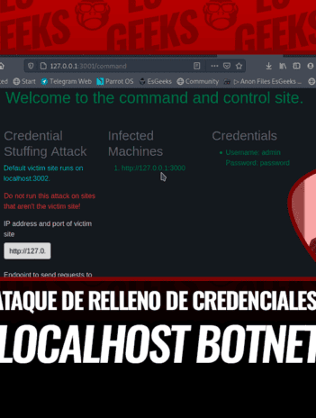 Localhost Botnet Ataque Relleno de Credenciales