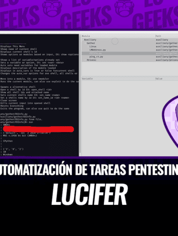 Lucifer Automatización Tareas Pentesting