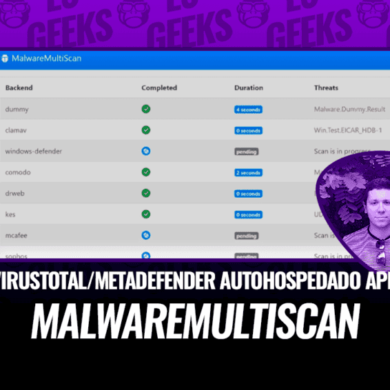 MalwareMultiScan VirusTotal MetaDefender Autohospedado con API