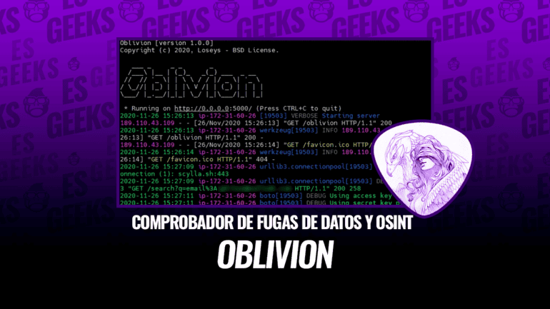 Oblivion Comprobador Fugas de Datos y OSINT