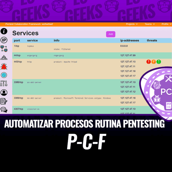 PCF Automatizar Procesos de Rutina para Pentesting
