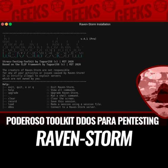 Raven-Storm Toolkit DDoS para Pentesting