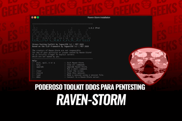 Raven-Storm Toolkit DDoS para Pentesting