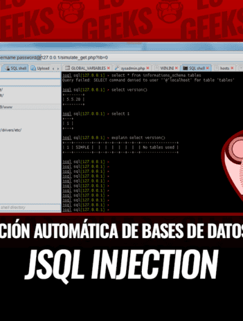 jSQL Injection Inyección Automática Bases de Datos SQL