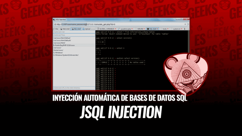 jSQL Injection Inyección Automática Bases de Datos SQL