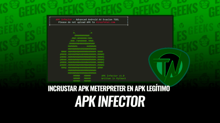 APK Infector Incrustar APK Meterpreter en APK Legítimo