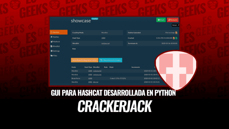 CrackerJack GUI para Hashcat Python