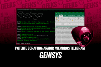 Genisys Scraping y Añadir Miembros Telegram