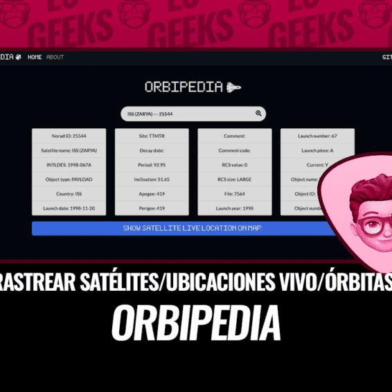 Orbipedia Rastrear Satélites, Ubicaciones Vivo y Órbitas