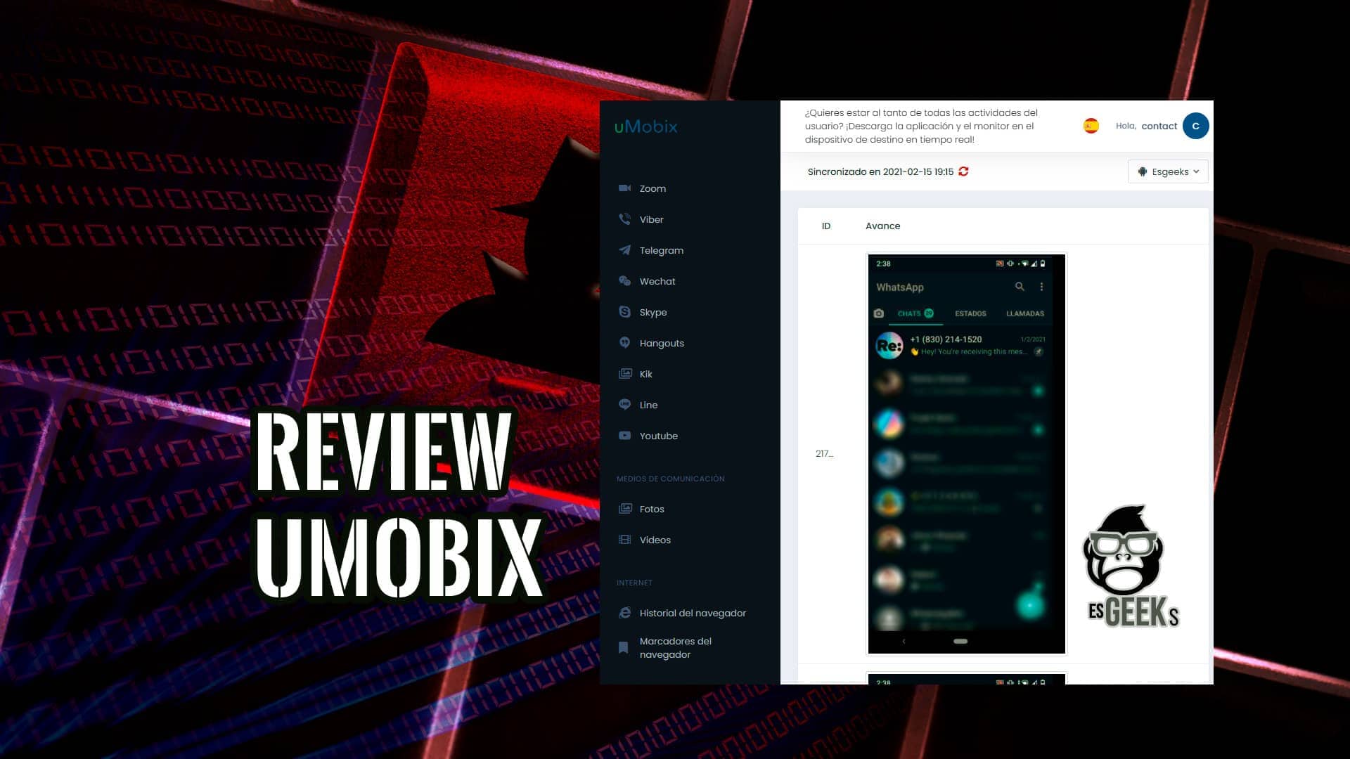Revisión uMobix Aplicación Control Parental