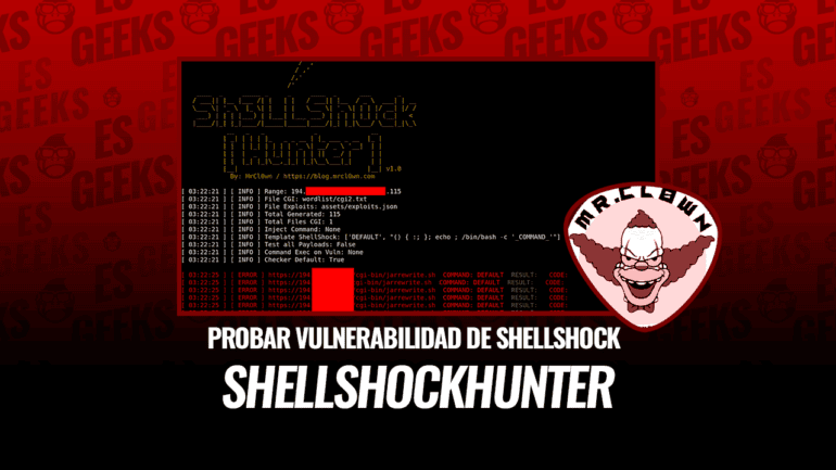 ShellShockHunter Herramienta Probar Vulnerabilidad Shellshock