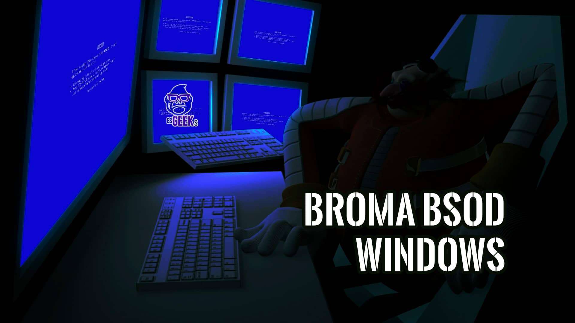 Crear Falsa Pantalla Azul de la Muerte en Windows