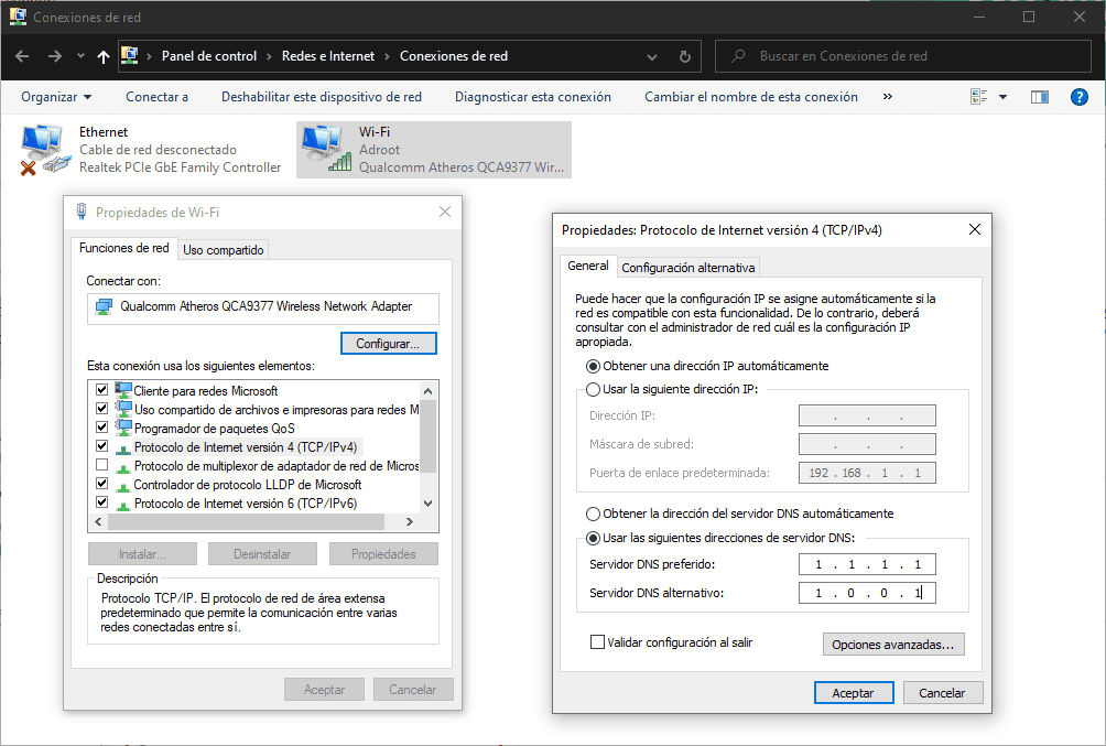 Cómo Habilitar DNS sobre HTTPS (DoH) en Windows 10 » EsGeeks
