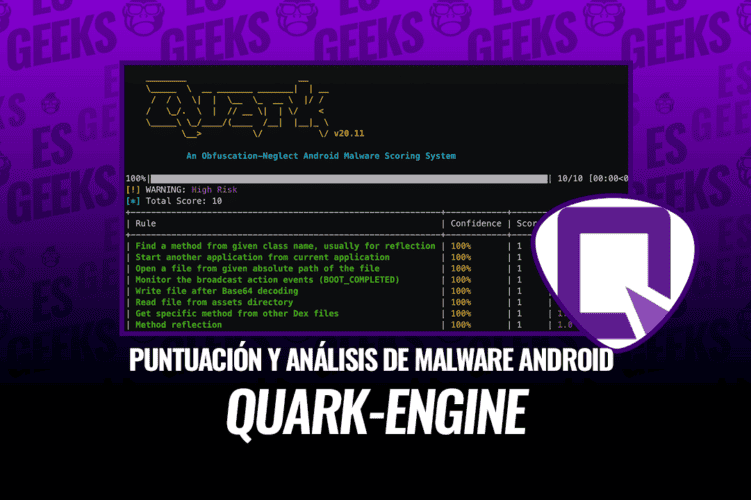 Quark-Engine Sistema de Puntuación y Análisis Malware para Android