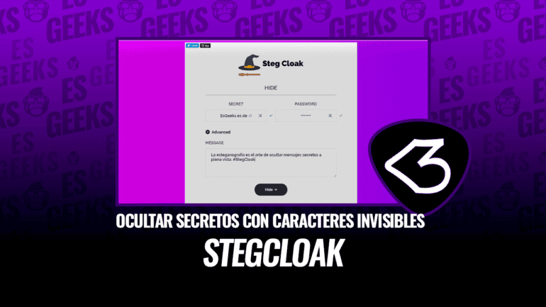 StegCloak Ocultar secretos con caracteres invisibles en texto sin formato
