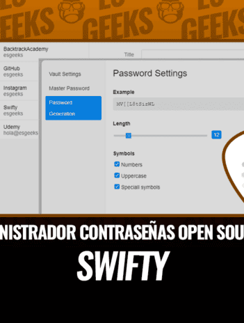 Swifty Administrador de Contraseñas Open Source y Sin Conexión