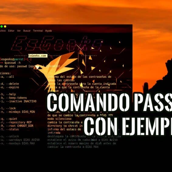 Comando passwd en Linux con Ejemplos