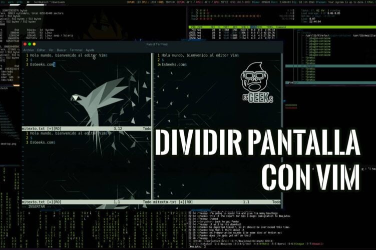 Dividir Pantalla Vim Horizontal y Verticalmente Pasos y Comandos