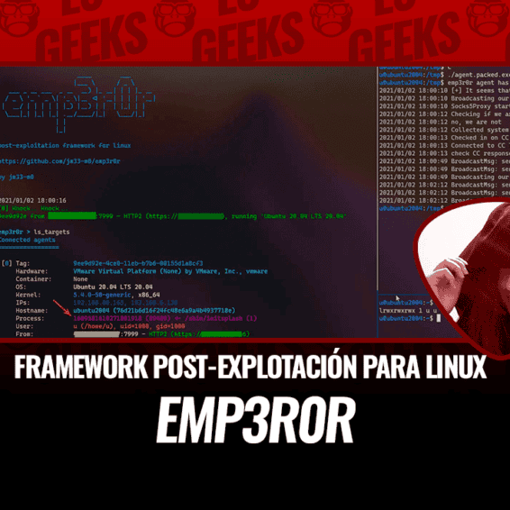 Emp3r0r Framework Post-Explotación para Linux