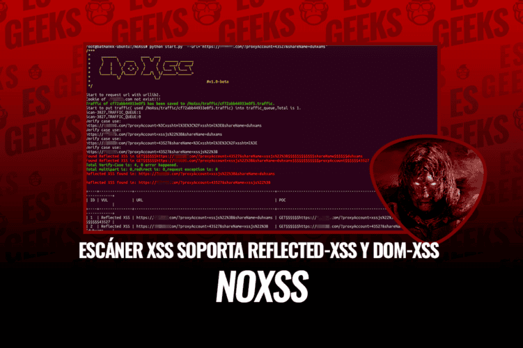 NoXss Escáner XSS Soporta Reflected-XSS y DOM-XSS