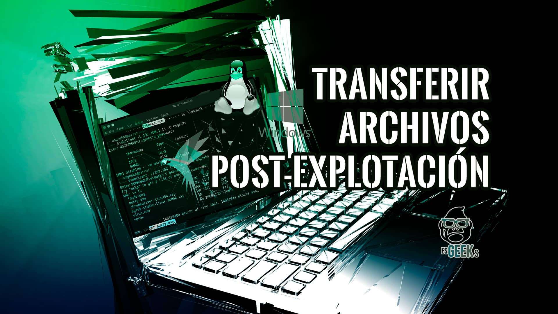 Post-Explotación Transferir Archivos entre Windows y Linux