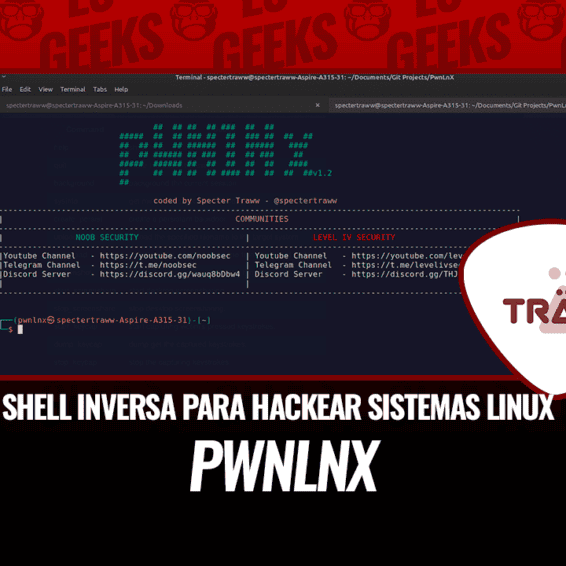 PwnLnX Shell Inversa para Hacking en Sistemas Linux