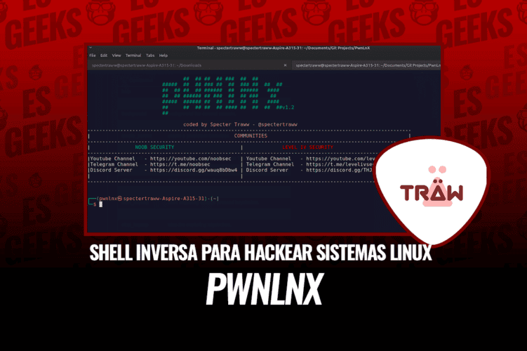 PwnLnX Shell Inversa para Hacking en Sistemas Linux