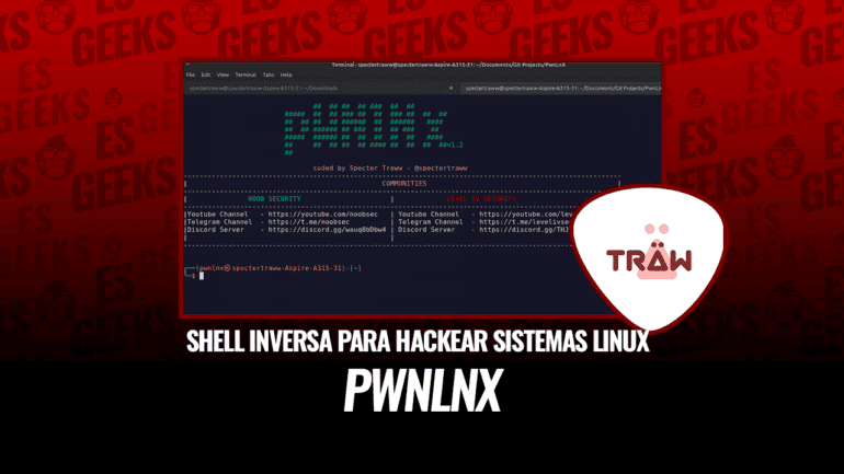PwnLnX Shell Inversa para Hacking en Sistemas Linux