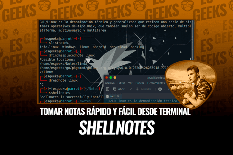 Shellnotes Tomar Notas Rápido y Fácil en Terminal Linux