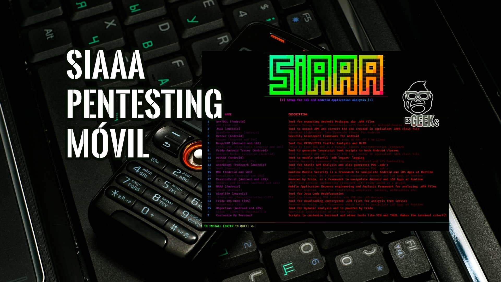 SiAAA Pentesting para Aplicaciones iOS y Android