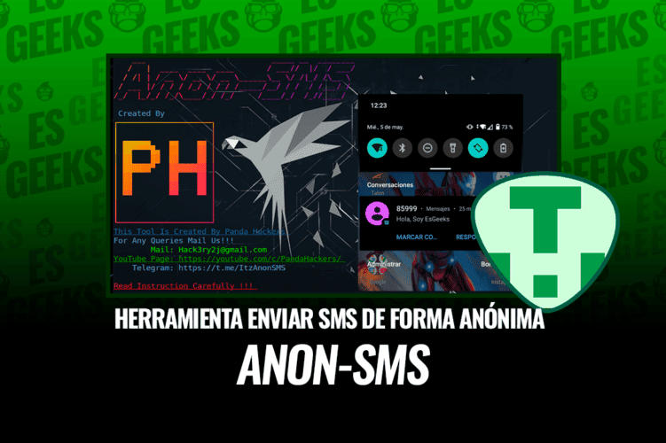 Anon-SMS Herramienta gratis para Enviar SMS Anónimo