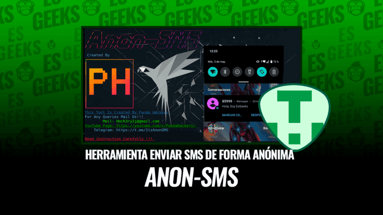 Anon-SMS Herramienta gratis para Enviar SMS Anónimo