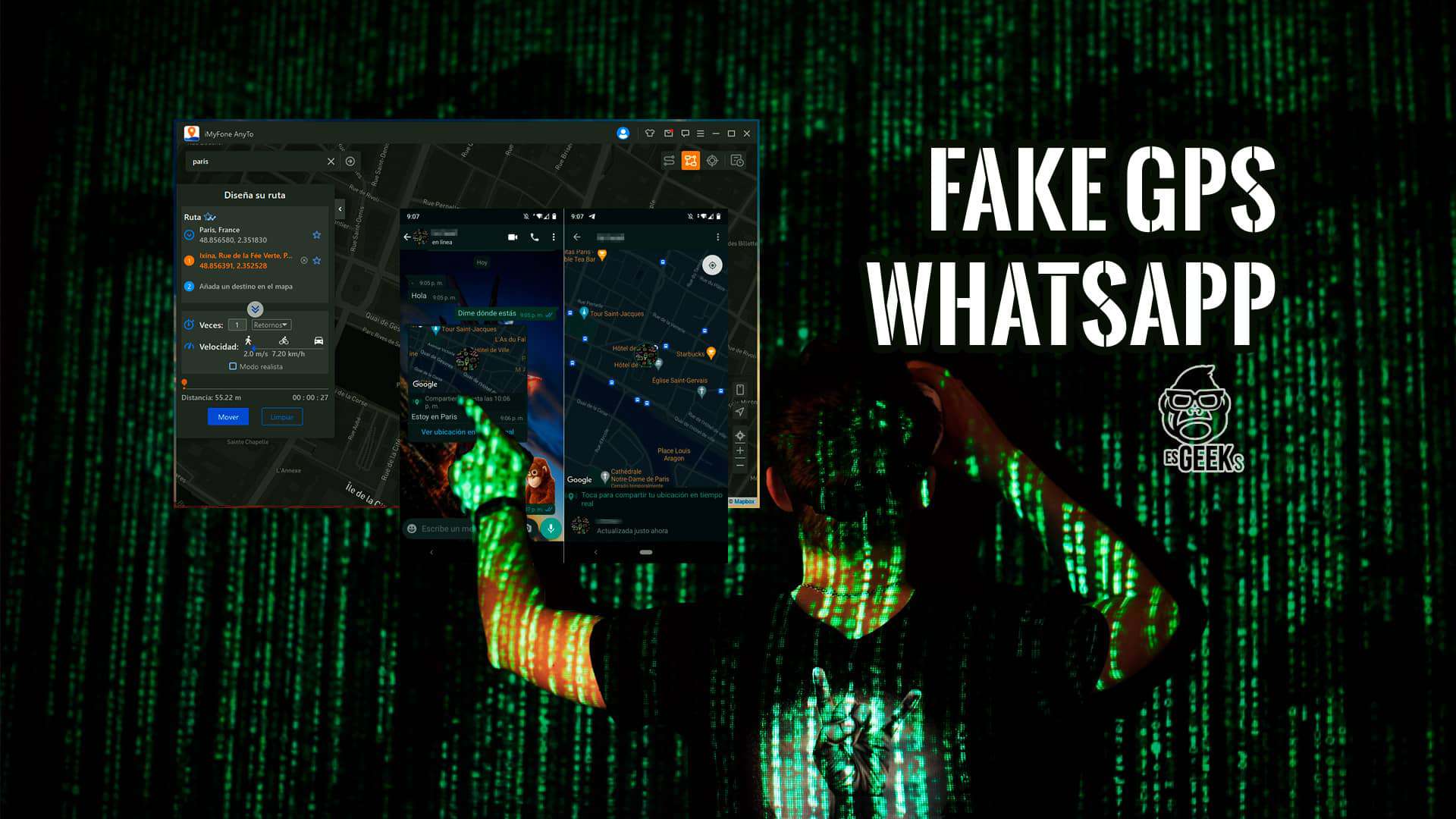 Falsificar Ubicación en Tiempo Real de WhatsApp