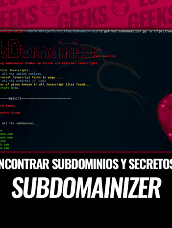 SubDomainizer Encontrar Subdominios y Secretos Interesantes