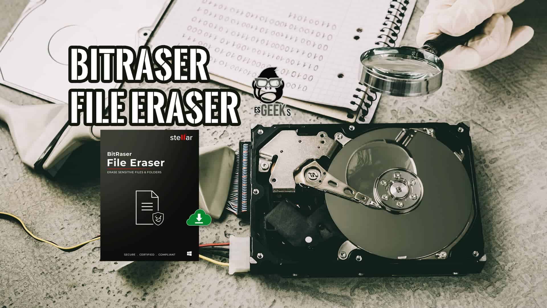 BitRaser File Eraser Software para Borrar Archivos de Forma Segura