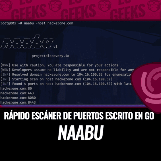Naabu Rápido Escáner de Puertos Escrito en Go