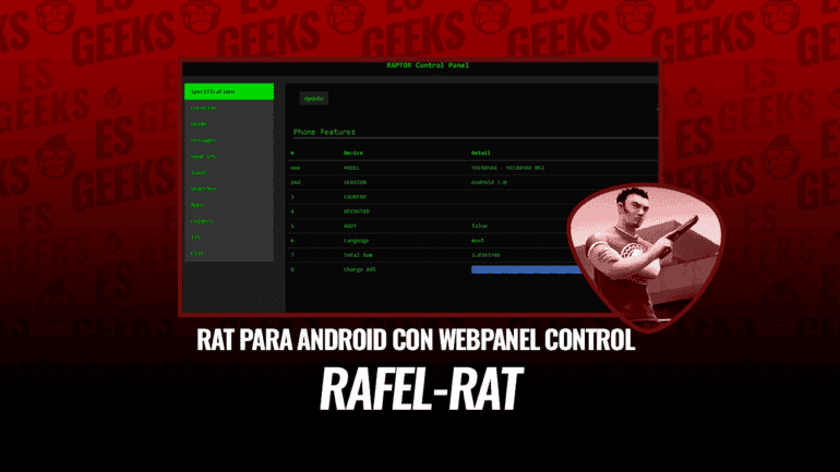 Rafel RAT para Android con WebPanel