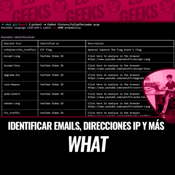 pyWhat Identifica Cualquier Cosa Emails, Dirección IP y Más