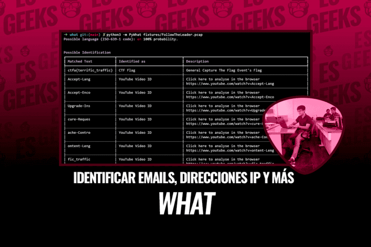 pyWhat Identifica Cualquier Cosa Emails, Dirección IP y Más