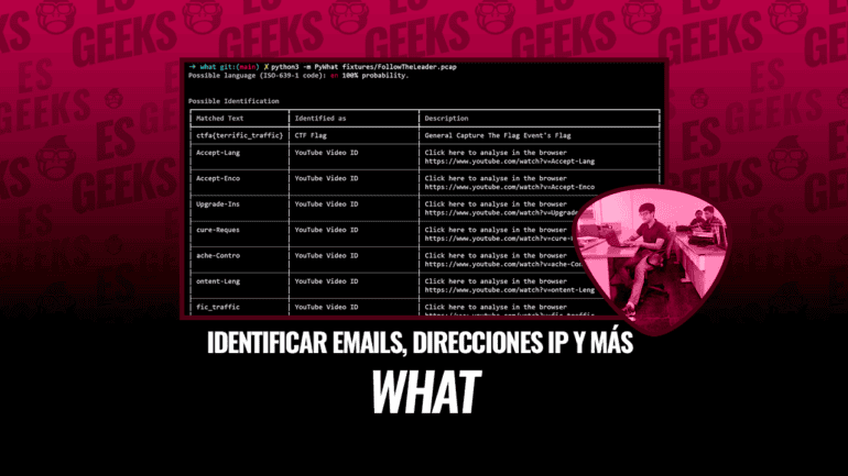 pyWhat Identifica Cualquier Cosa Emails, Dirección IP y Más