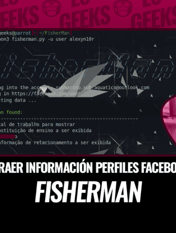 FisherMan Extraer Información Perfiles Facebook