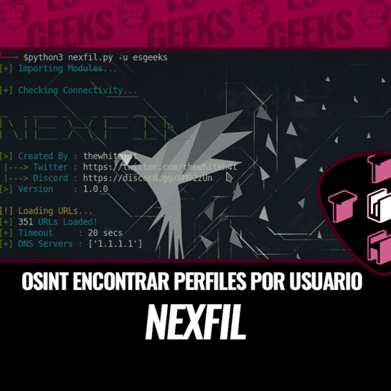 Nexfil OSINT para Encontrar Perfiles por Nombre de Usuario