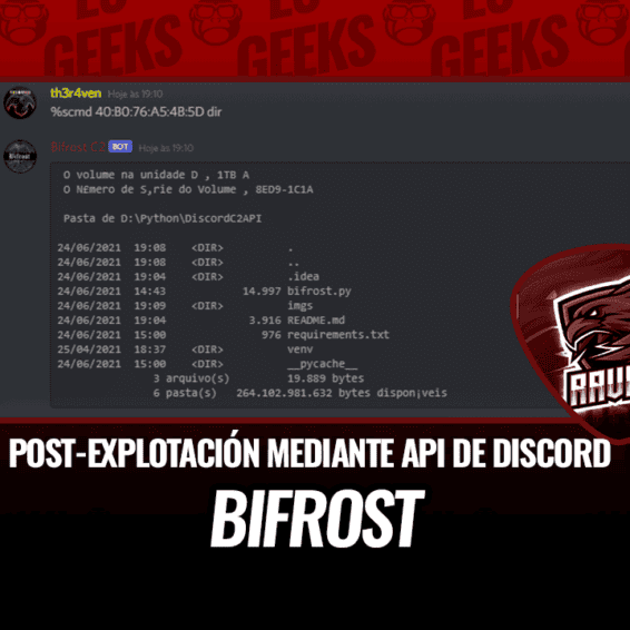 Bifrost Bot C2 y Post-Explotación mediante API de Discord