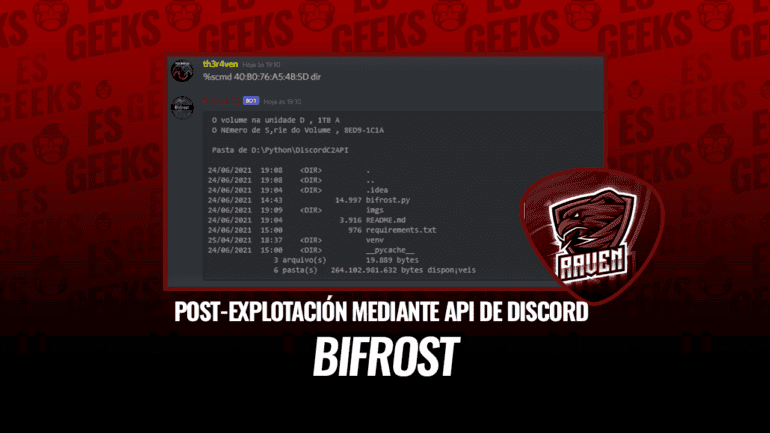 Bifrost Bot C2 y Post-Explotación mediante API de Discord