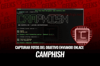 CamPhish Capturar Fotos de Cámara del Objetivo Enviando un Enlace