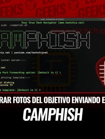 CamPhish Capturar Fotos de Cámara del Objetivo Enviando un Enlace
