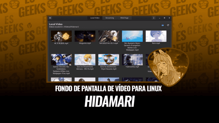 Hidamari Fondo de Pantalla de Vídeo para Linux