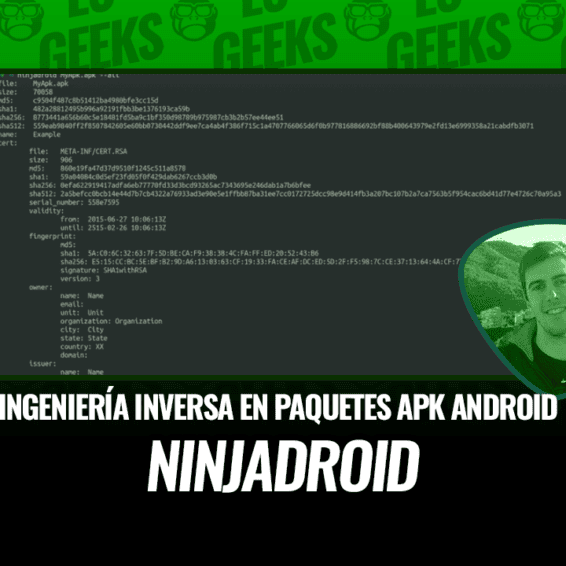 NinjaDroid Ingeniería Inversa en Paquetes APK de Android