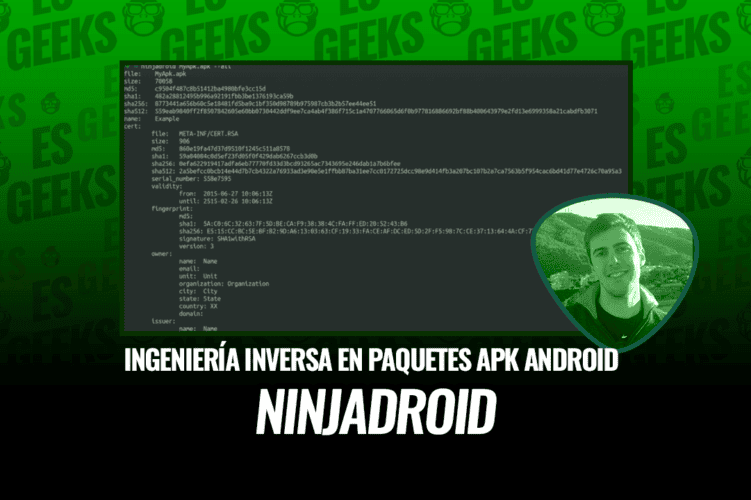 NinjaDroid Ingeniería Inversa en Paquetes APK de Android